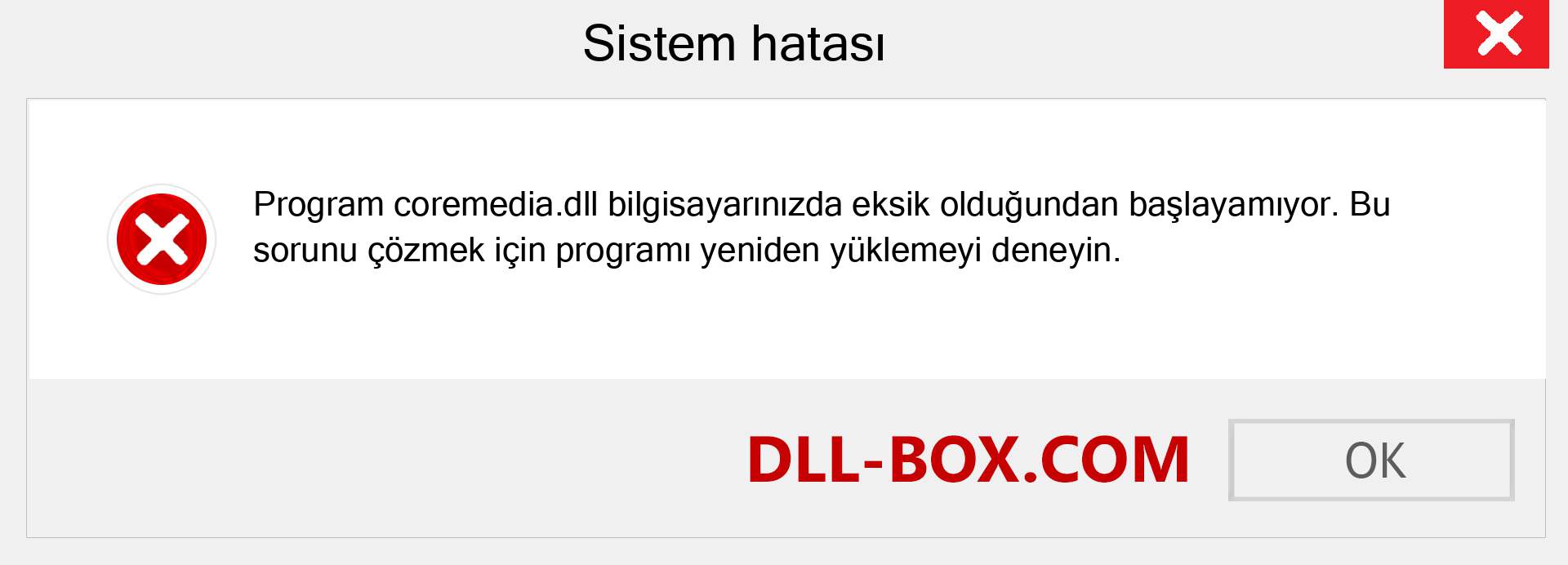 coremedia.dll dosyası eksik mi? Windows 7, 8, 10 için İndirin - Windows'ta coremedia dll Eksik Hatasını Düzeltin, fotoğraflar, resimler